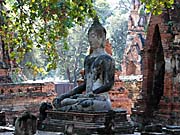 Buddha in Wat Mahathat, Ayutthaya